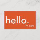 Search for casual business cards Typography
