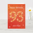 Search for 93rd birthday cards 93 years old