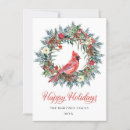 Search for red cardinal christmas cards Watercolor