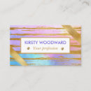 Search for rainbow foil business cards Metallic