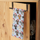 Search for holiday dog tea towels Xmas