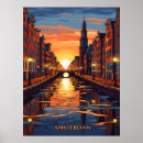 Search for amsterdam vintage travel posters Canal