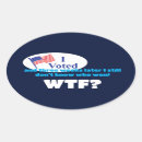 Search for election humor stickers Vote
