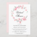 Search for pink cherry blossom baby shower invitations Wreath