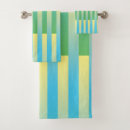 Search for green and yellow bath towels Striped