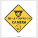 Search for yellow caution stickers Danger