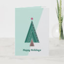 Search for evergreens christmas cards Geometric