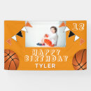 Search for basketball banners Birthday party