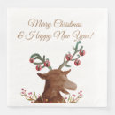 Search for new year paper napkins Cute