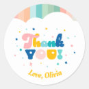 Search for rainbow birthday stickers Colourful