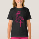 Search for flamingo girls tshirts Cute