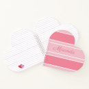 Search for heart shape notebooks For her