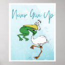 Search for choking on posters Never give up