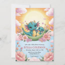 Search for dragon baby invitations Watercolor