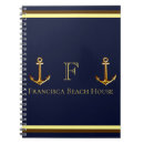 Search for navy and gold notebooks For him