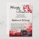 Search for red masquerade quinceanera invitations Party