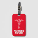 Search for nurse luggage tags Caduceus