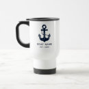Search for navy blue travel mugs Nautical