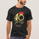 Search for 40 year anniversary tshirts Marriage