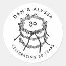 Search for vintage year stickers Black and white