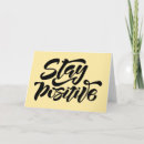 Search for stay positive cards Typography