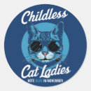 Search for blue cat stickers Childless cat ladies
