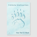Search for paw print christmas cards Animals
