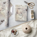 Search for vintage map wrapping paper Sepia