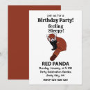 Search for red panda invitations Wildlife