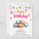 Search for macaron birthday invitations Cute