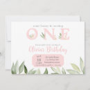 Search for some bunny turns one invitations Greenery