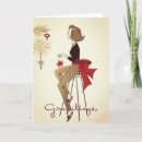 Search for vintage lady christmas cards Tree