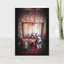 Search for warm cozy christmas cards Fireplace