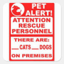 Search for dog emergency stickers Bird