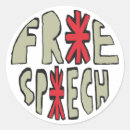Search for speech stickers First amendment