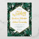 Search for monstera leaf wedding invitations Script typography