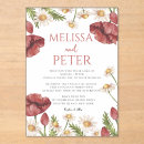 Search for fall colors wedding invitations Floral