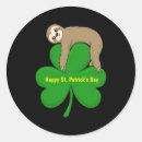 Search for green shamrocks stickers Leprechaun