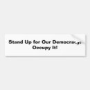 Search for occupy bumper stickers Democracy