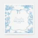 Search for blue toile napkins Bow