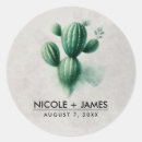 Search for cactus wedding stickers Western