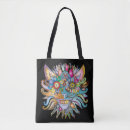 Search for psychedelic tote bags Flowers