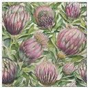 Search for protea fabric Watercolor