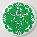 Search for green heart badges Cute