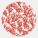 Search for red coral stickers Ocean