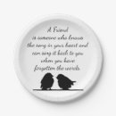 Search for best friend paper plates Quote