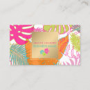 Search for rainforest business cards Palm