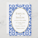 Search for sicilian wedding invitations Blue