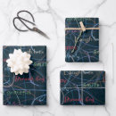 Search for lettering wrapping paper Black