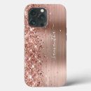 Search for faux glitter cases Rose gold foil